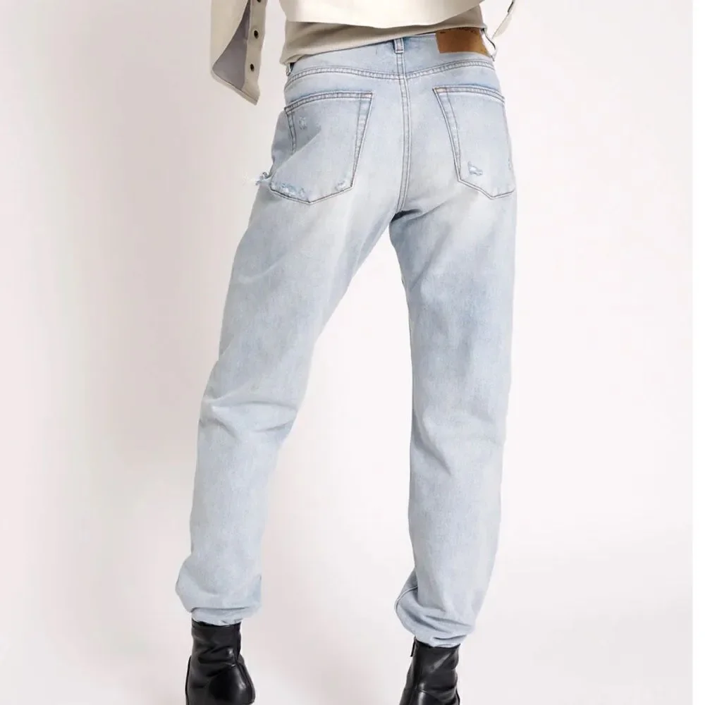 One Teaspoon 1982S High Waist Balloon Denim Jeans Dream 24 NWT